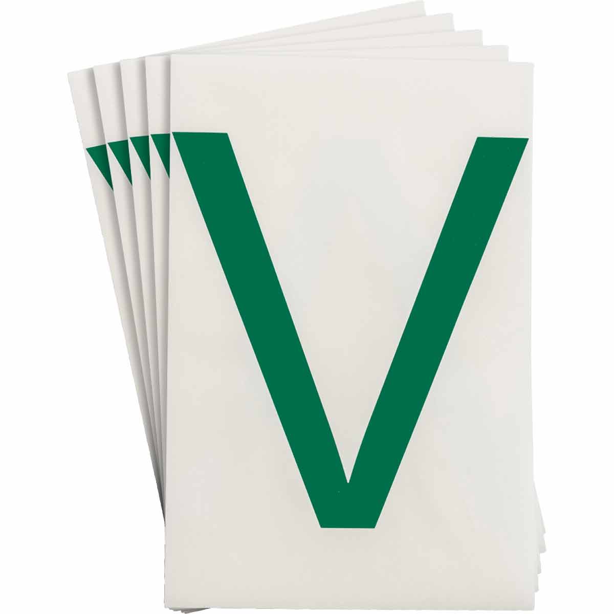 121820 8 in Polyester N&L Green V 20/PK