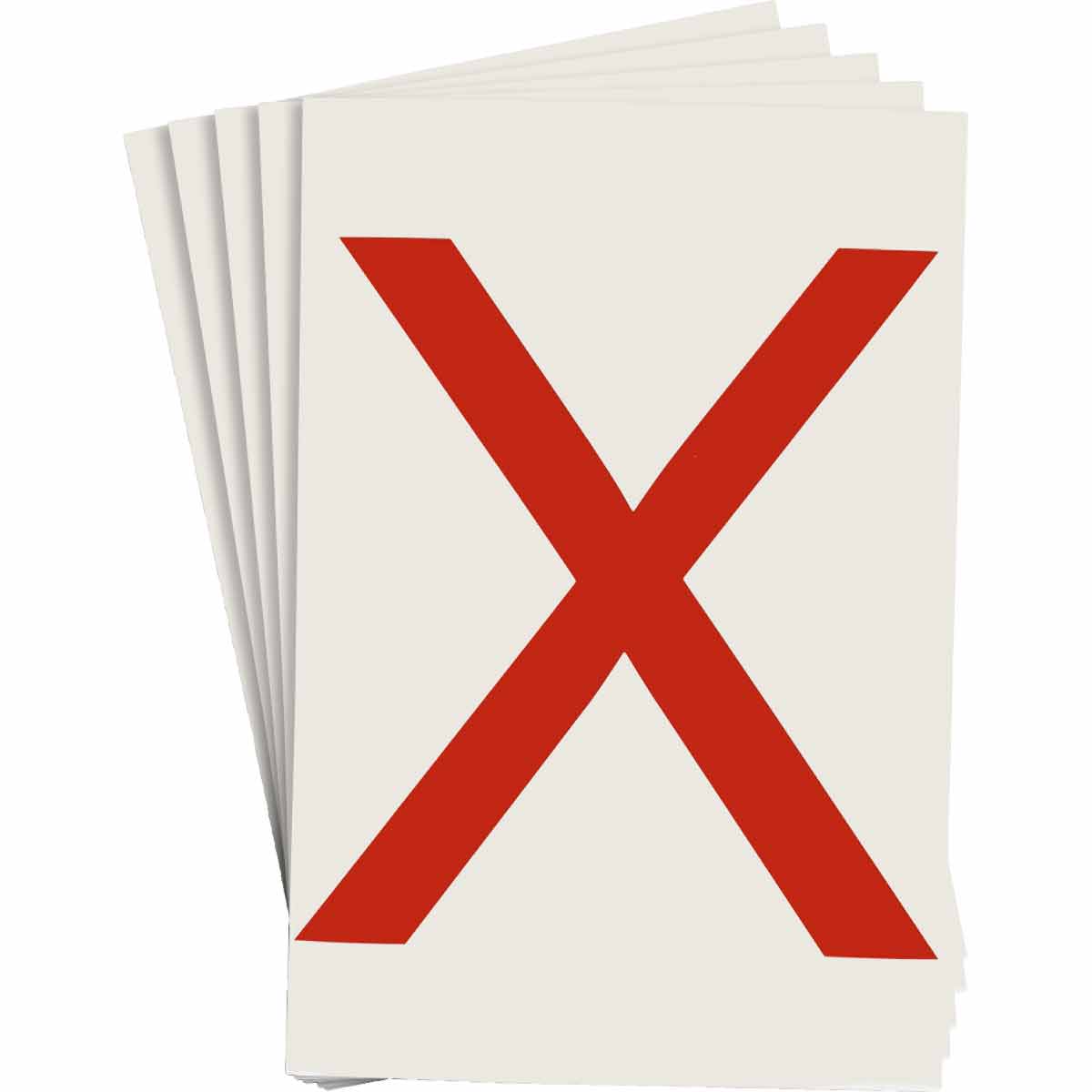 121831 8 in Polyester N&L Red X 20/PK