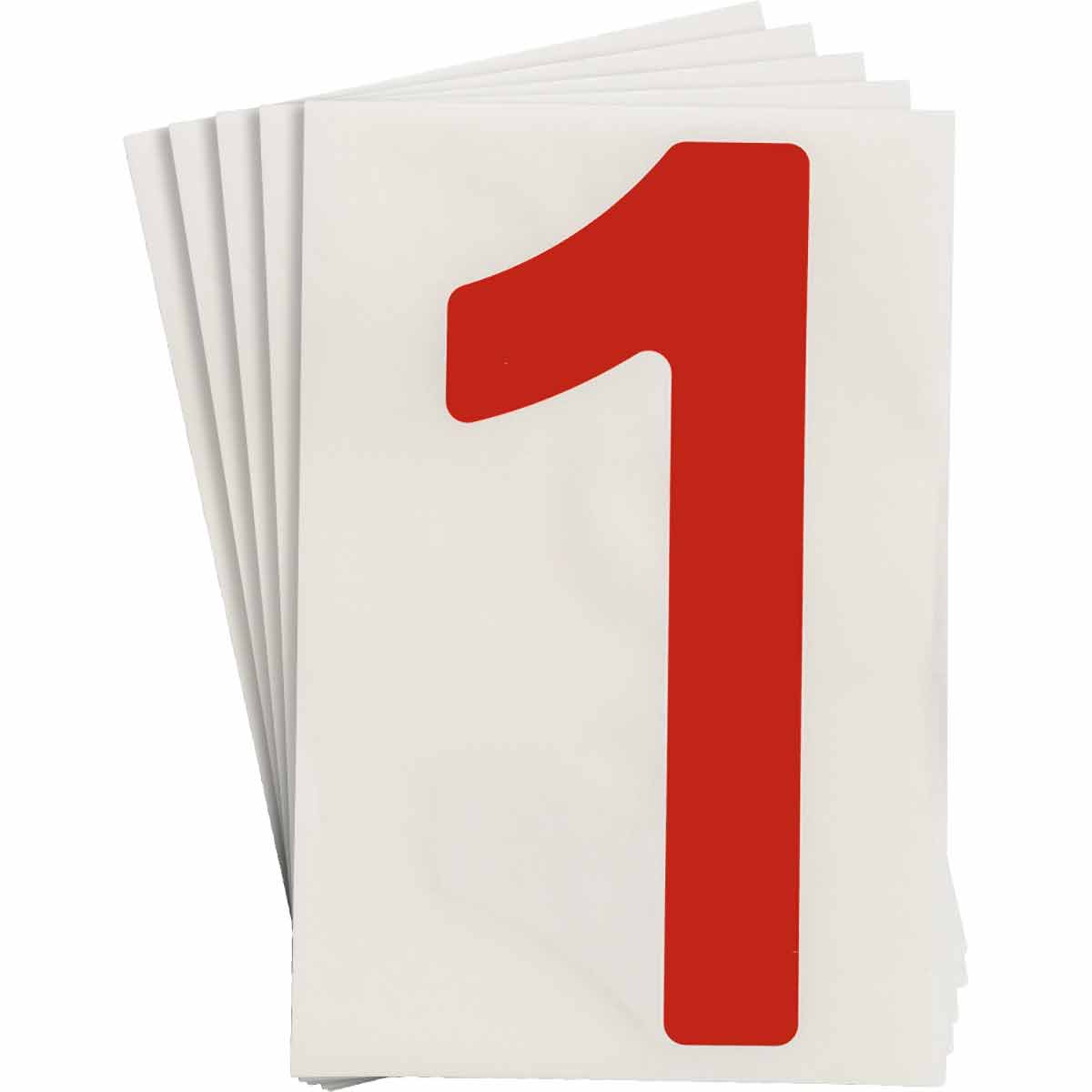 121855 8 in Polyester N&L Red 1 20/PK