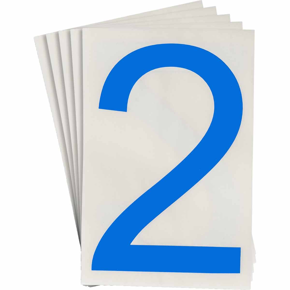 121863 8 in Polyester N&L Blue 2 20/PK