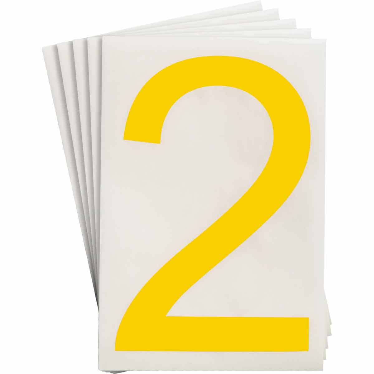 121864 8 in Polyester N&L Yellow 2 20/PK