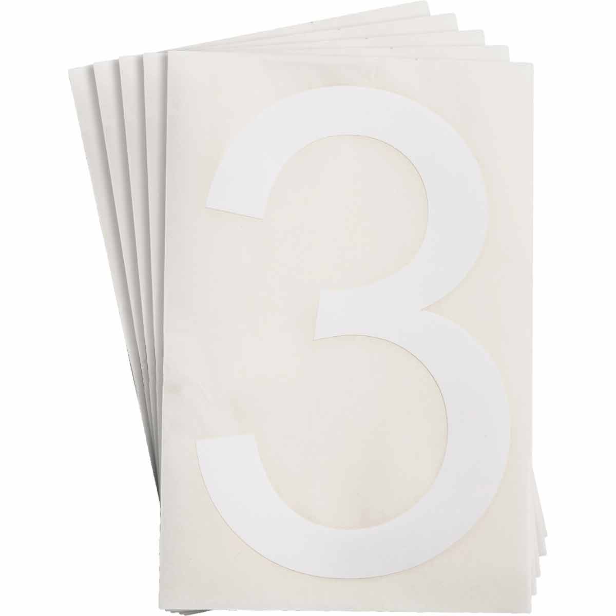 121866 8 in Polyester N&L White 3 20/PK