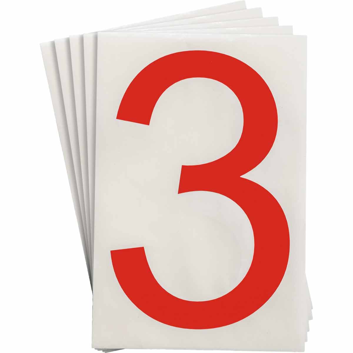 121867 8 in Polyester N&L Red 3 20/PK