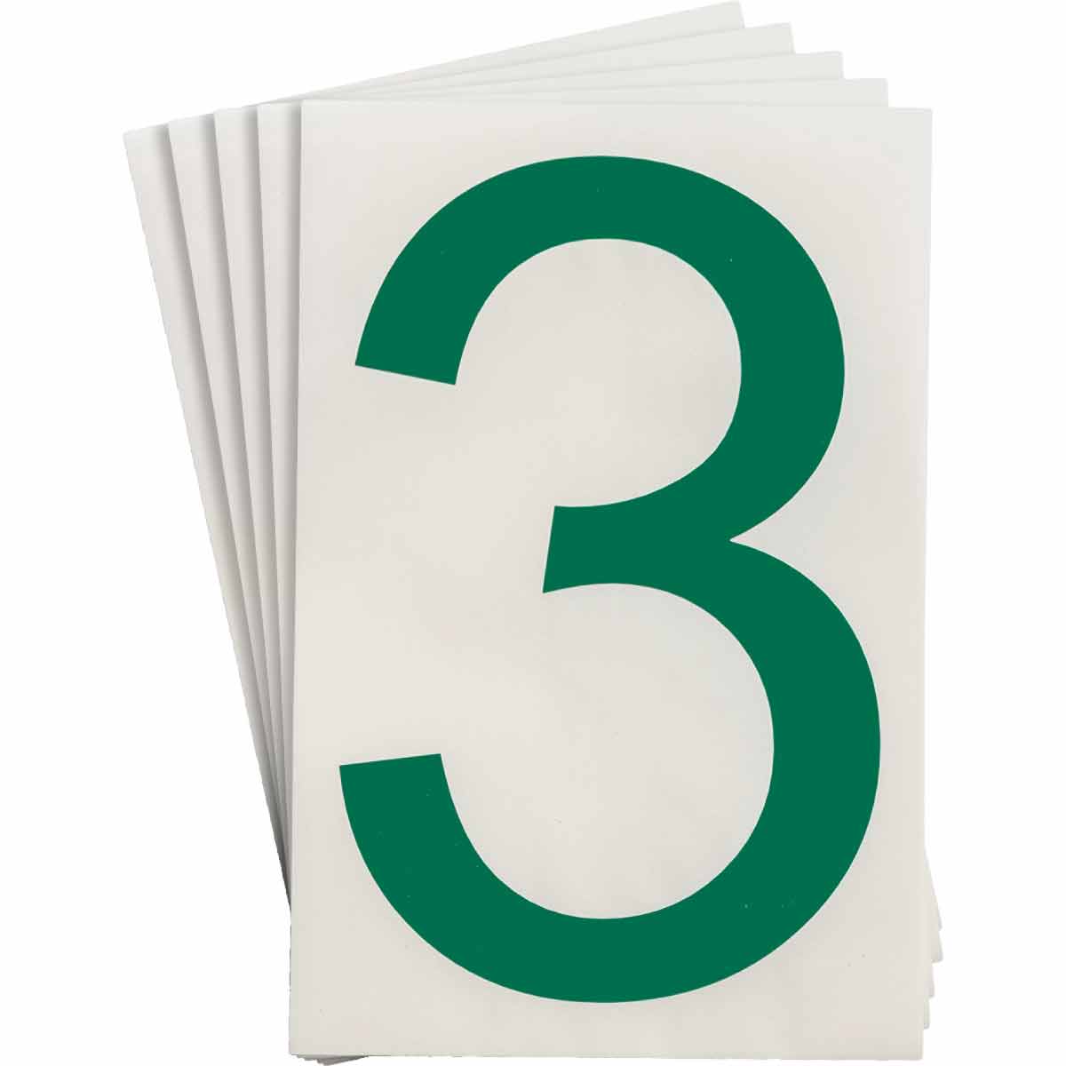 121868 8 in Polyester N&L Green 3 20/PK