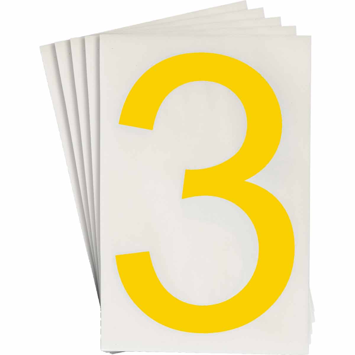 121870 8 in Polyester N&L Yellow 3 20/PK