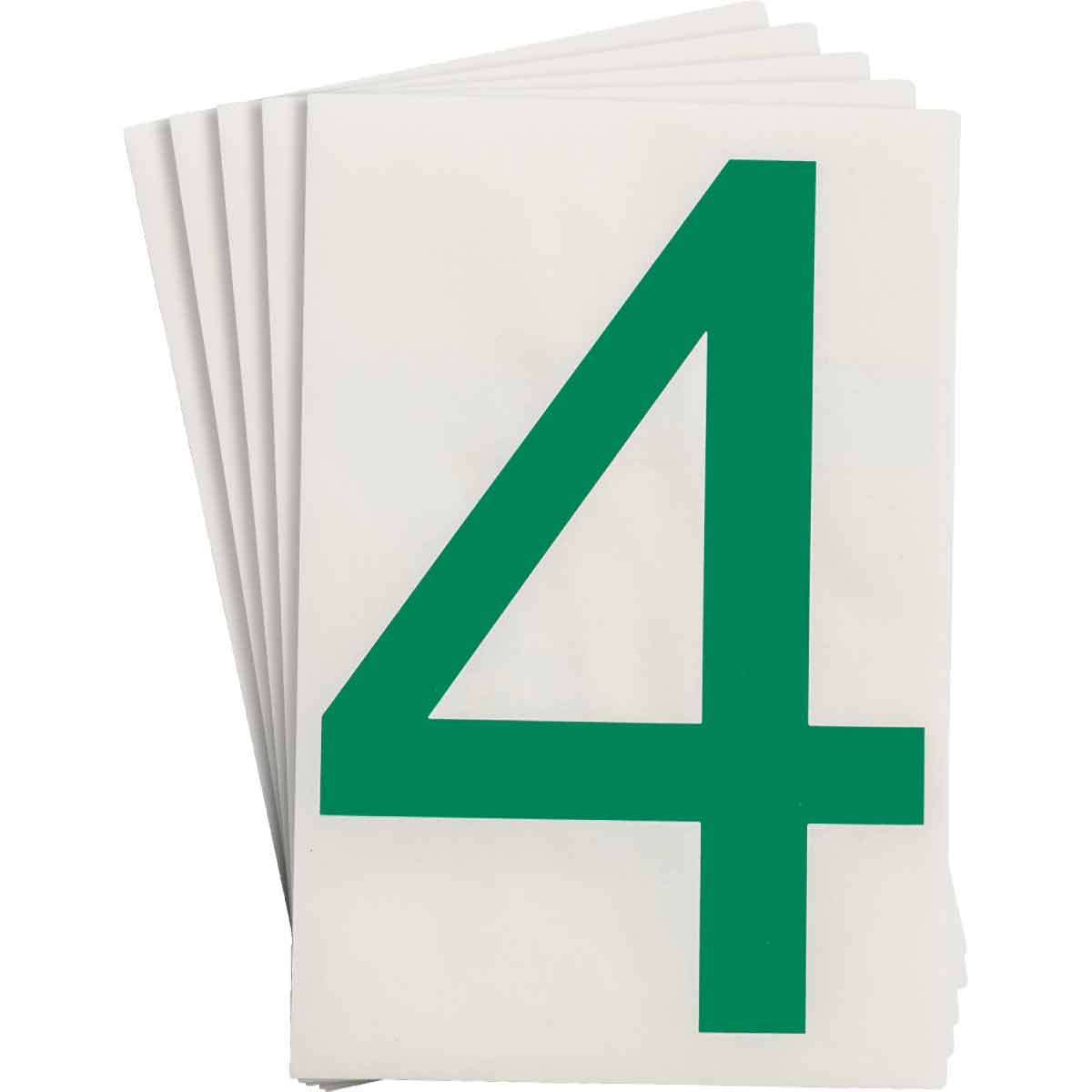 121874 8 in Polyester N&L Green 4 20/PK