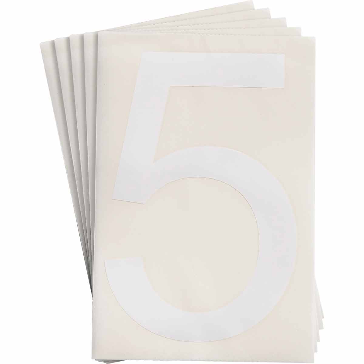 121878 8 in Polyester N&L White 5 20/PK