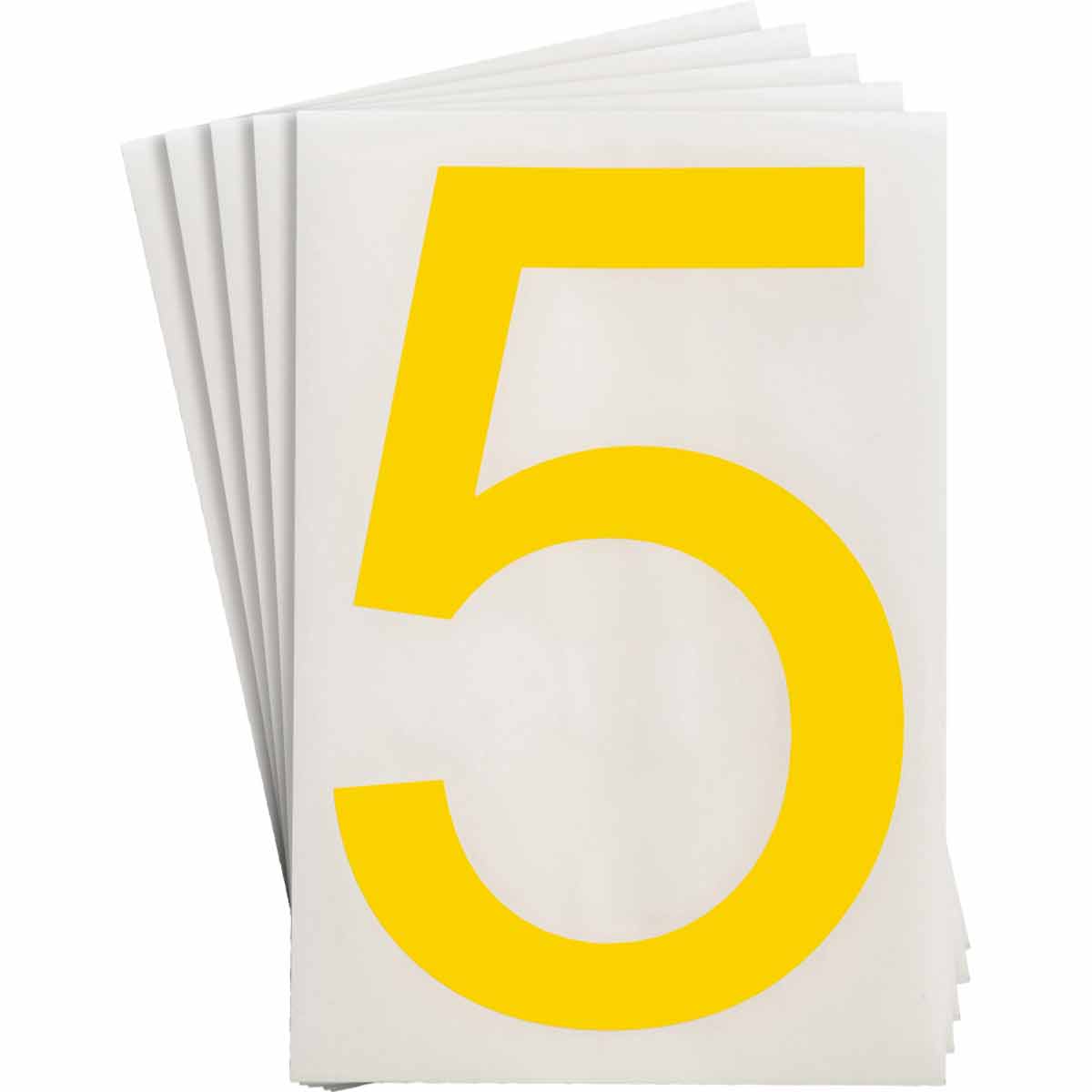 121882 8 in Polyester N&L Yellow 5 20/PK