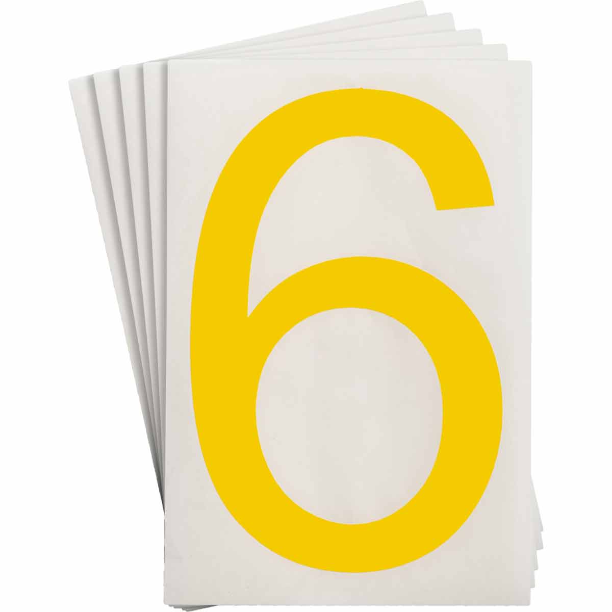 121888 8 in Polyester N&L Yellow 6 20/PK