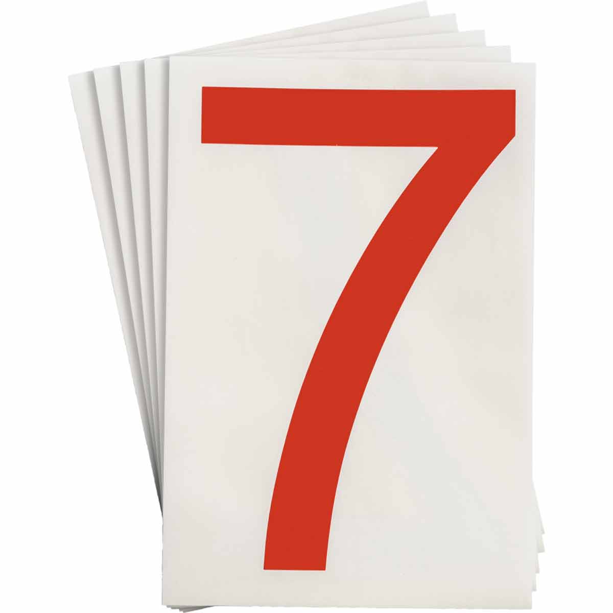 121891 8 in Polyester N&L Red 7 20/PK