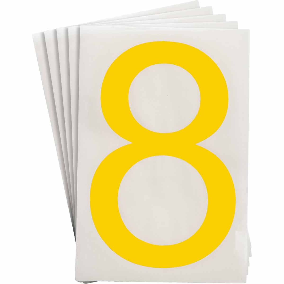 121900 8 in Polyester N&L Yellow 8 20/PK