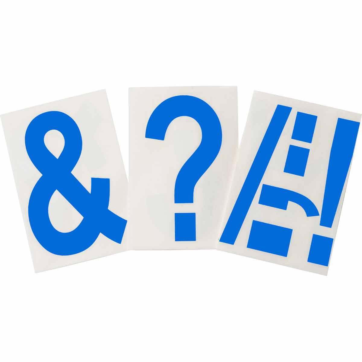 121911 8" Poly N&L BL Asstd Punctuation 20/PK