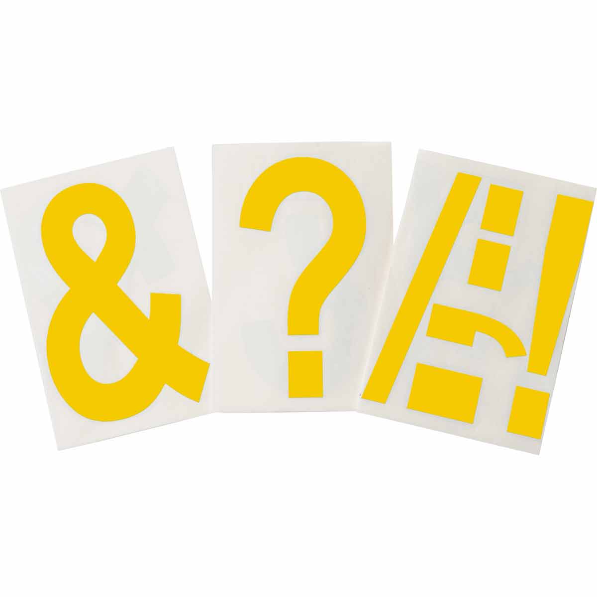 121912 8" Poly N&L YL Asstd Punctuation 20/PK