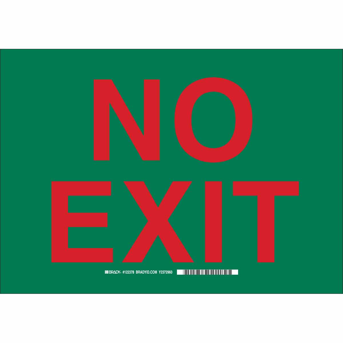 122893 NO EXIT