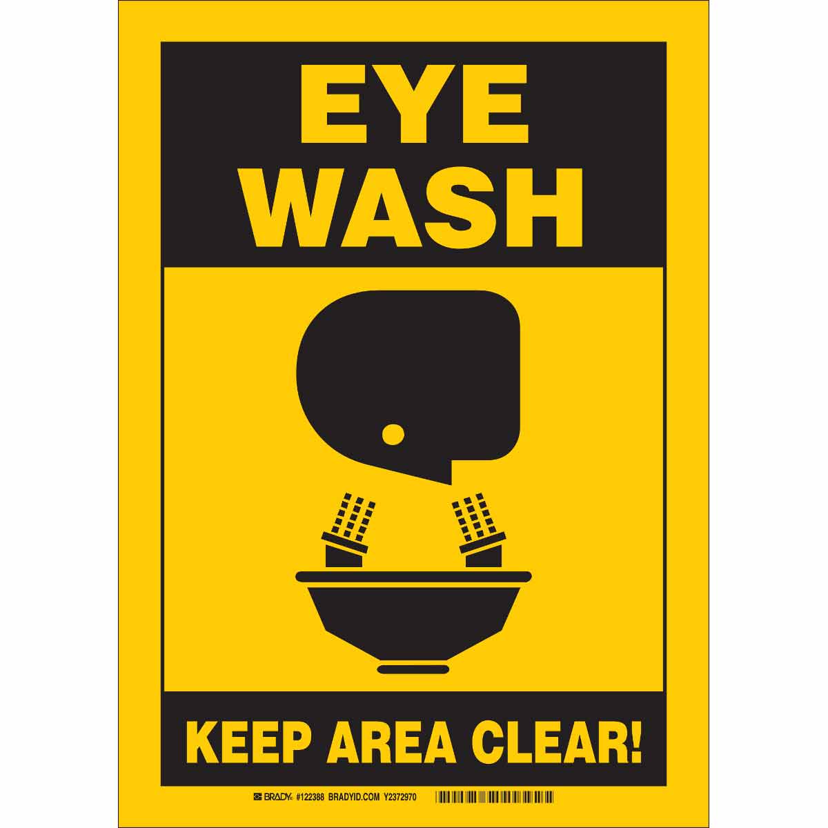 122388 EYE WASH SIGN