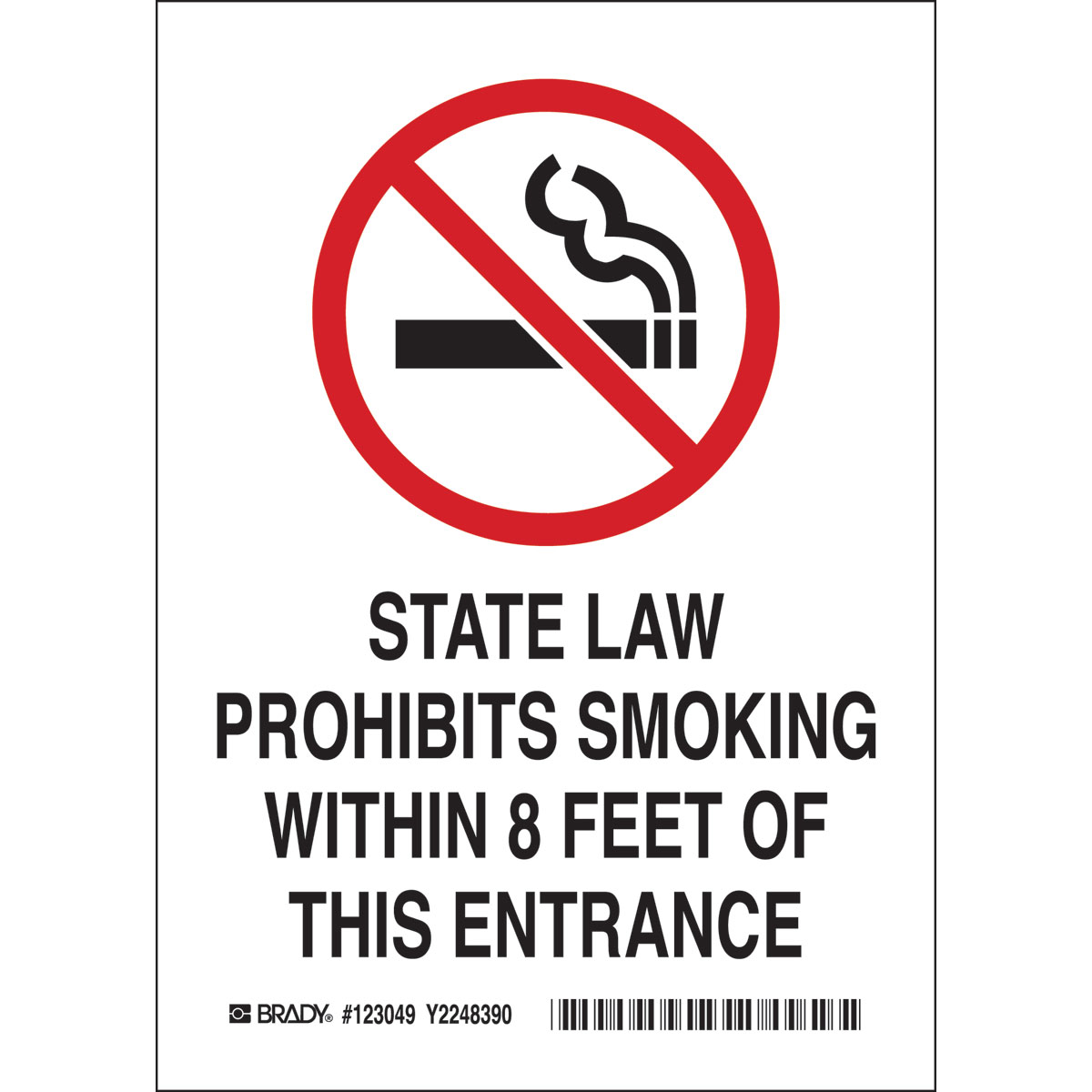 123053 B302 POLY 10X7 STATE LAW PROHIBITS