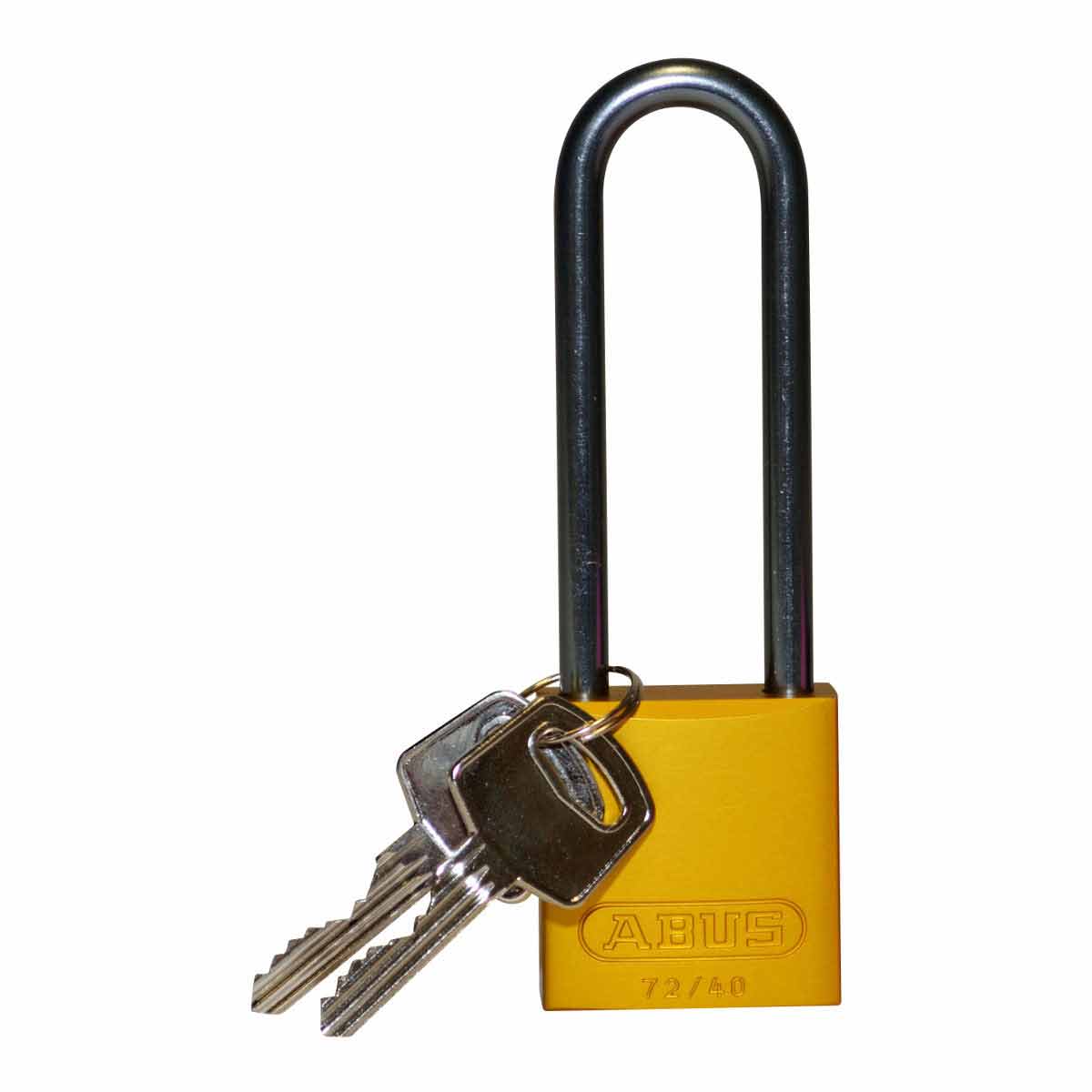 123296 Alum Padlock 3" Alum Shackle KD YL