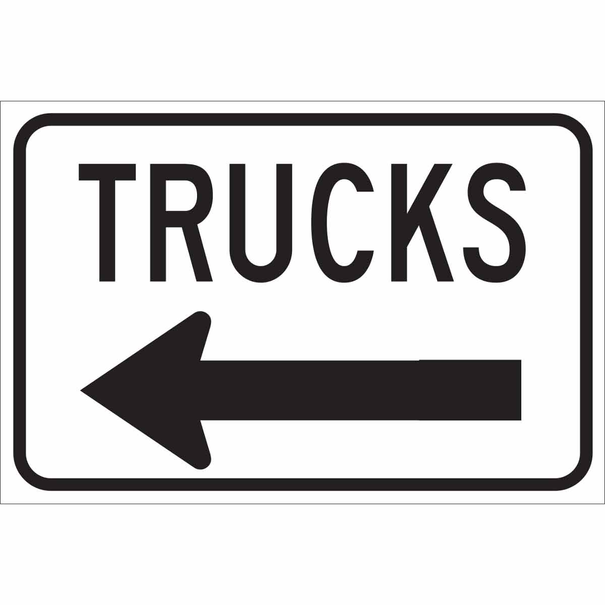 124469 B302 12X18 BLK/WHT TRUCKS