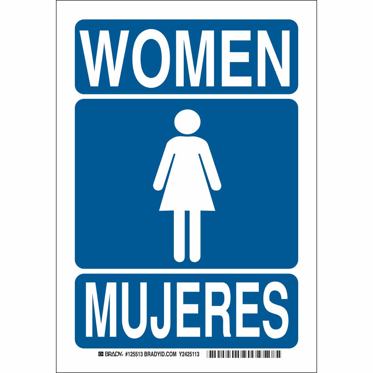 125516 B302 14X10 WHT/BLU BILING/WOMEN MUJERES
