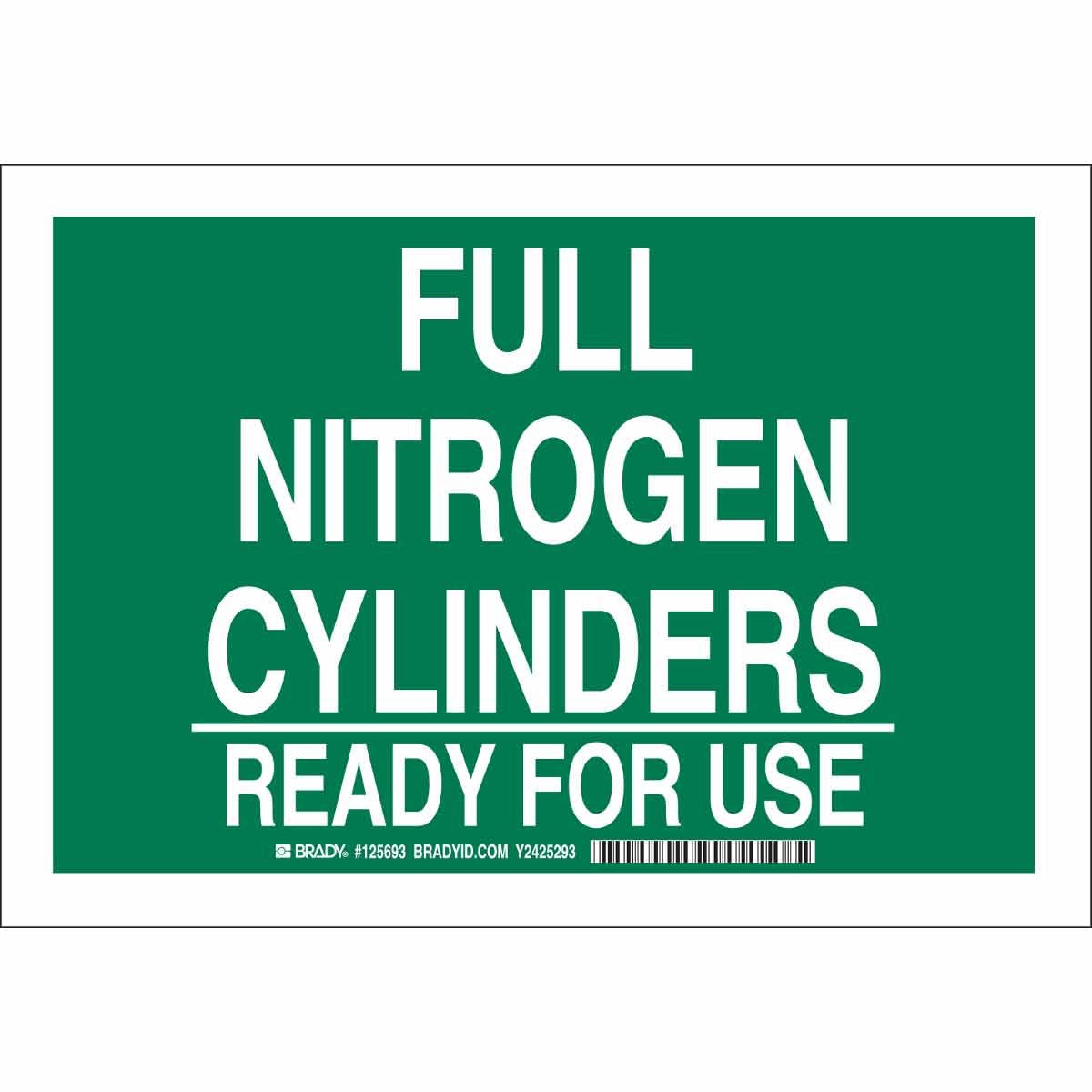 125696 B302 10X14 WHT/GRN FULL NITROGEN