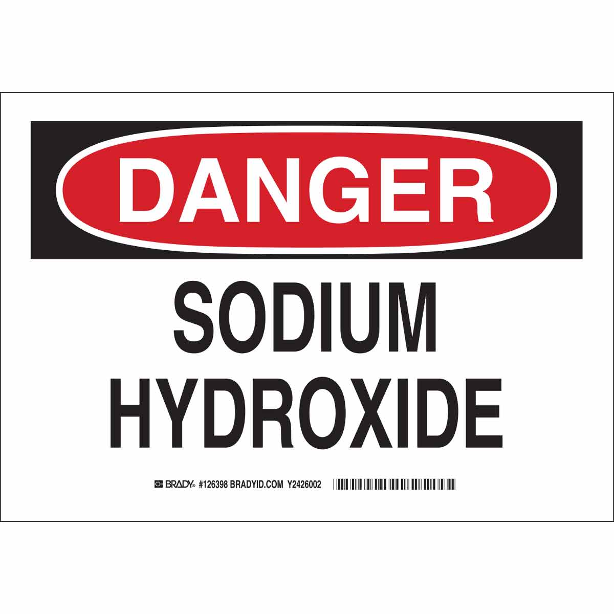 Sodium Hydroxide Hazard Symbol