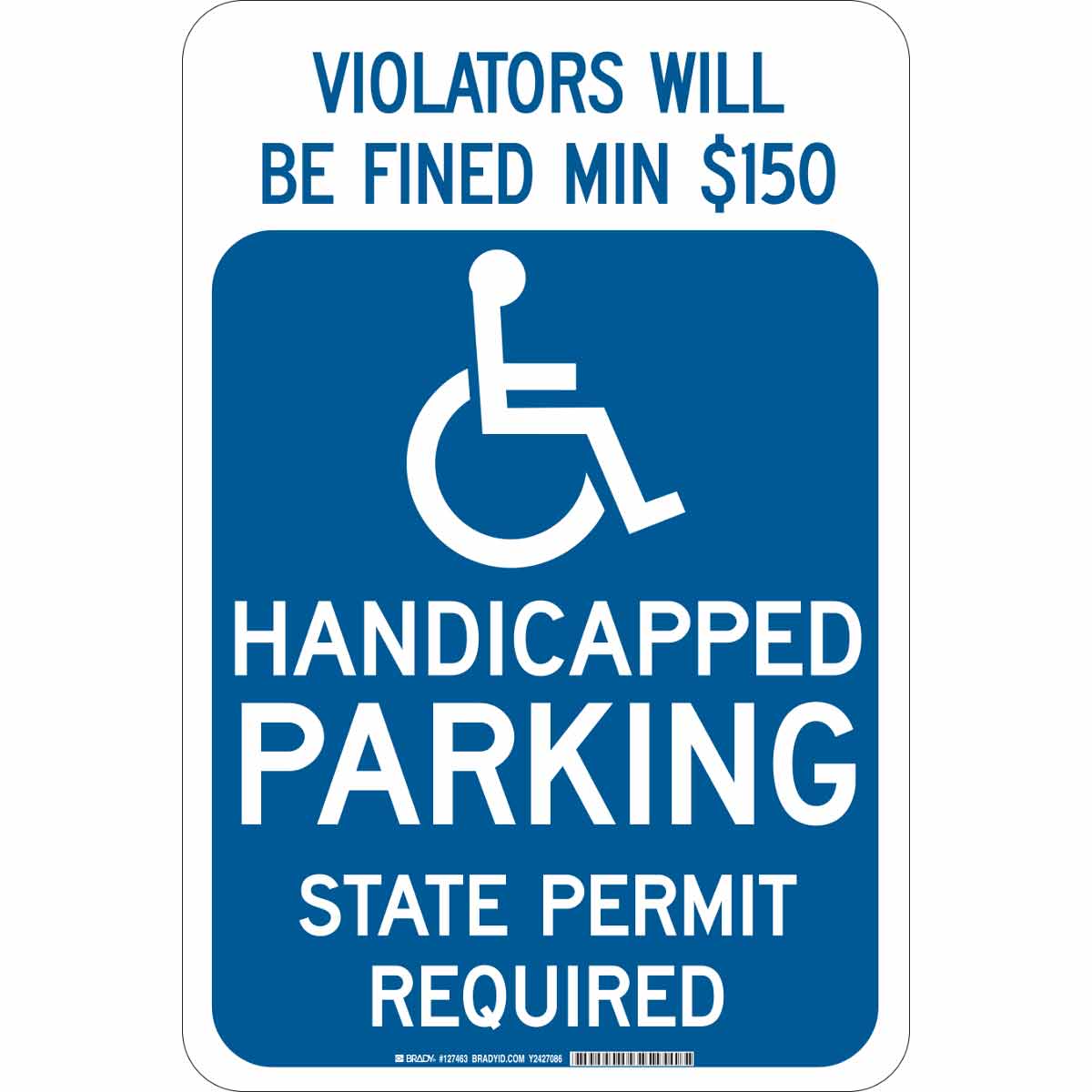 127463 B302 18X12 WHT/BLU CONNECTICUT VIOLATORS