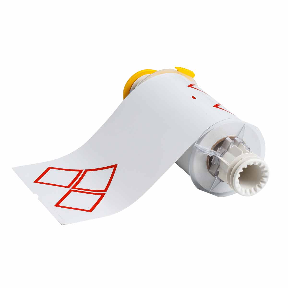 130774 Lbl Vinyl 6.103in x 8.267in RD/WT 70/RL