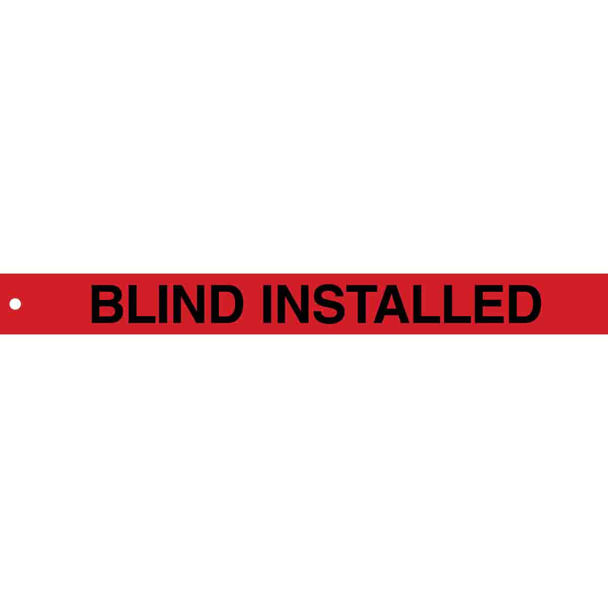 132453 TAG BLIND TAG B851 BLK/RED 2 X 20 25/PK