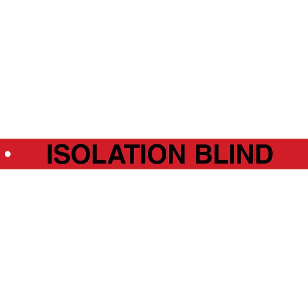 132454 TAG BLIND TAG B851 BLK/RED 2 X 20 25/PK
