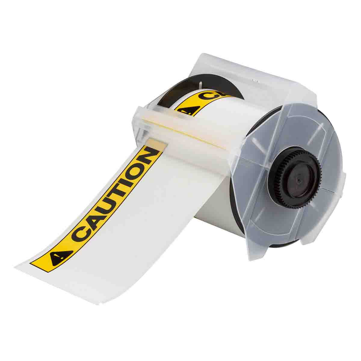 133166 Lbl CAUTION Polyester 4in x 6.25in 100/RL