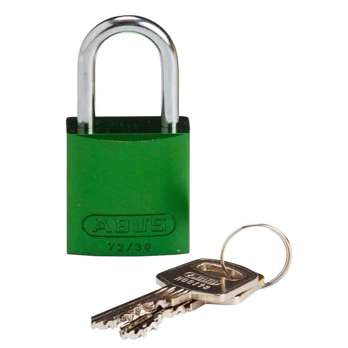 133272 Comp Alum Padlock 1" KD GN