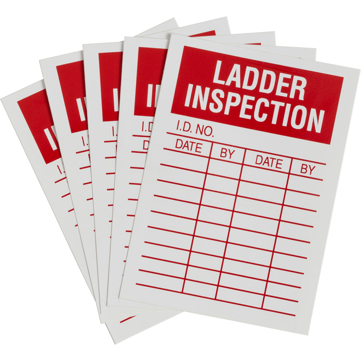 139958 LABELS SAFETY INSP LADDER