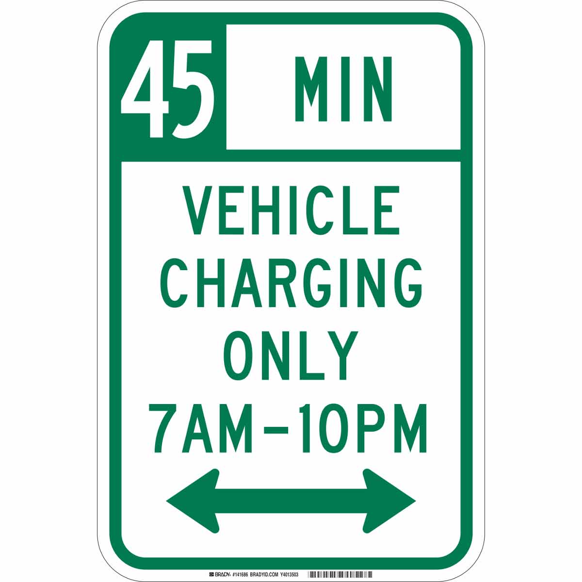 141686 B-959 18X12 45 MIN VEHICLE CHARGING DUAL