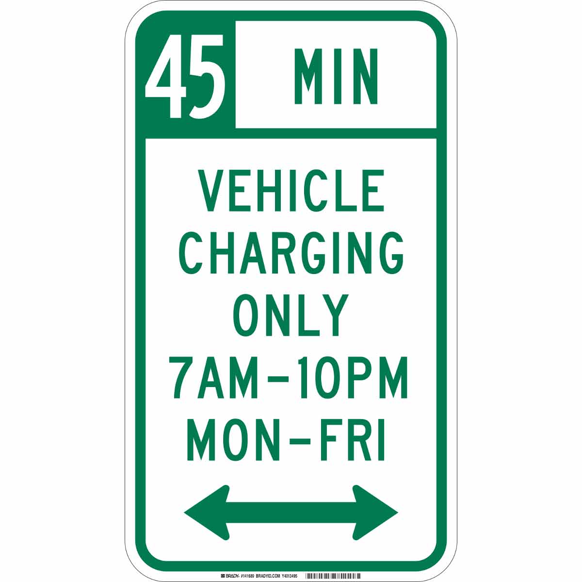 141689 B-959 18X12 45 MIN CHARGING MON-FR DUAL