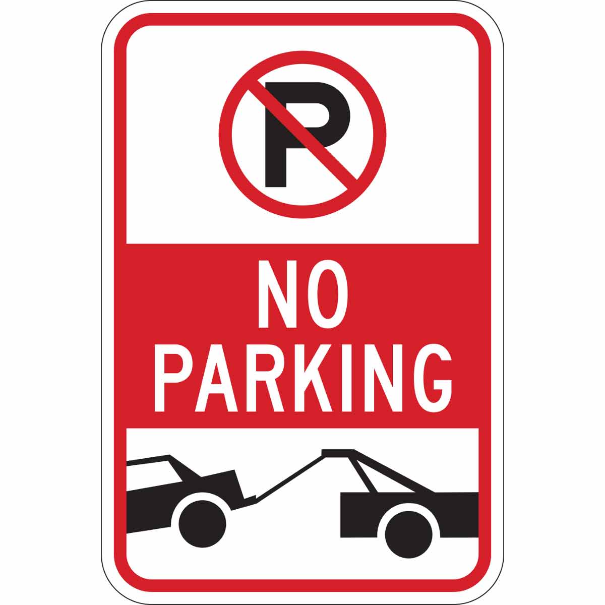 Brady Part No Parking Picto And Tow Away No Parking Sign Bradyid Com