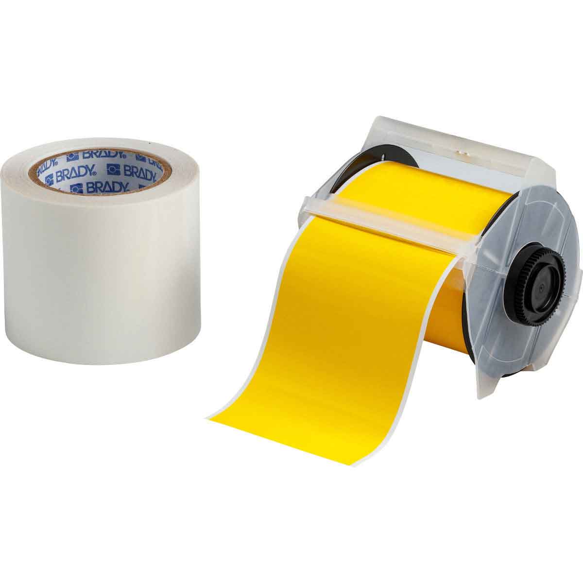 142164 Floor Lbl Polyester 4in x 100ft YL 2RL