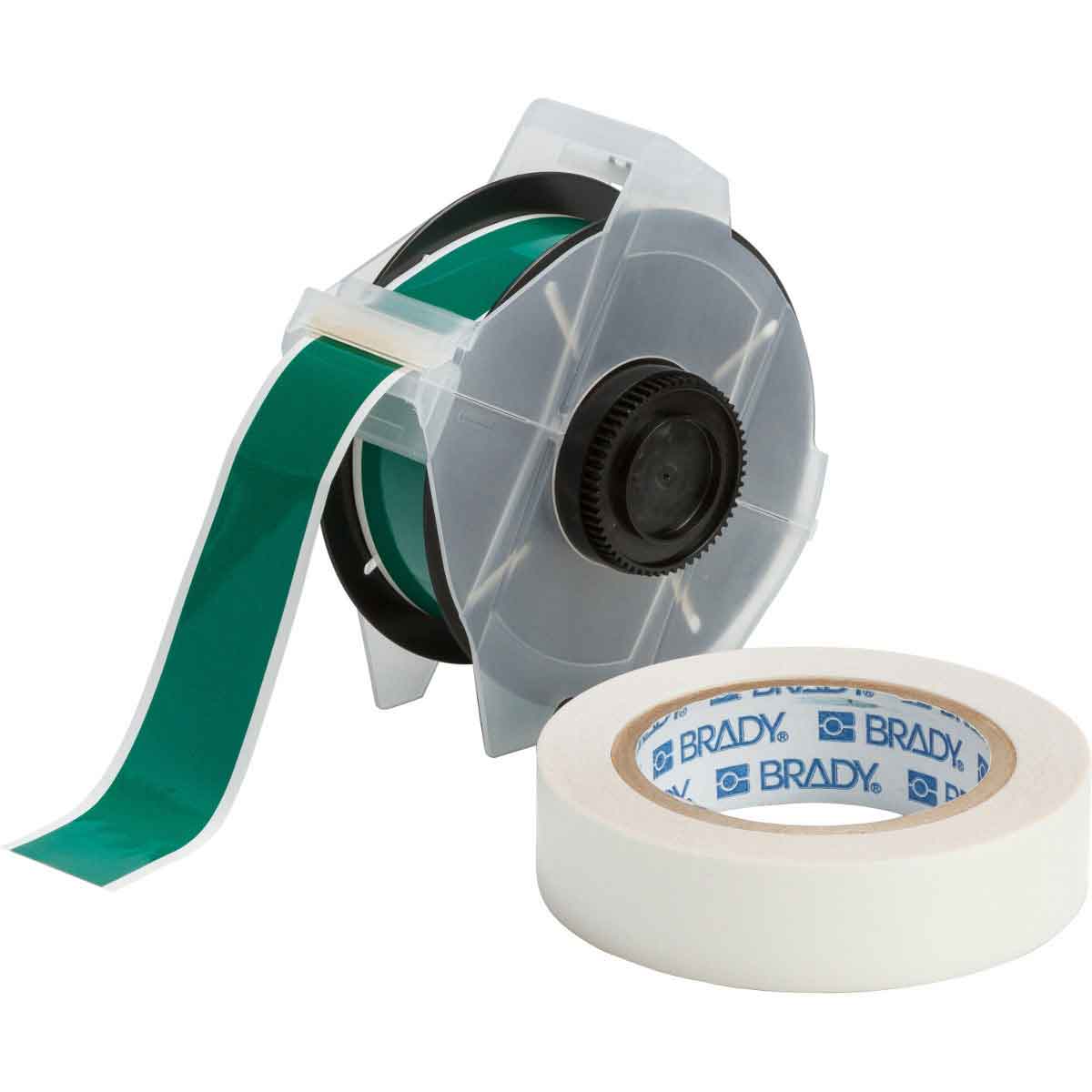 142172 Flr Lbl Polyester 1.125in x 100ft GN 2RL