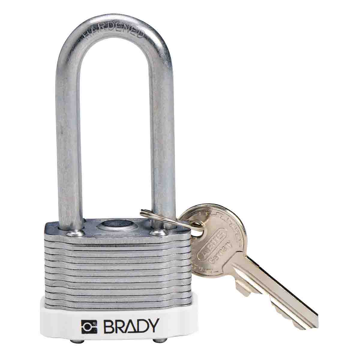 143146 Steel Padlock 2 in Steel Shkl KD White