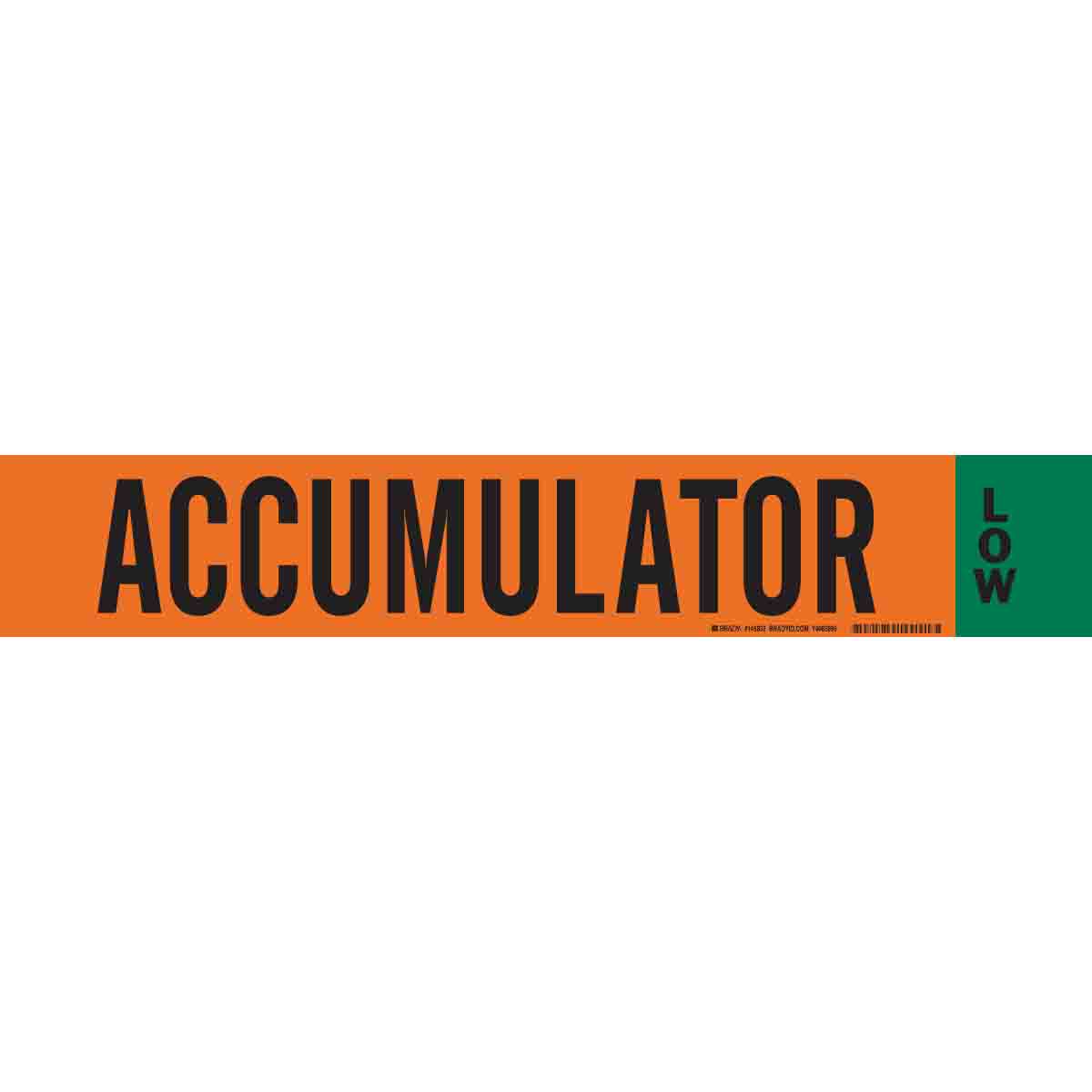 145832 B946 BLK/GRN/ORG ACCUMULATOR
