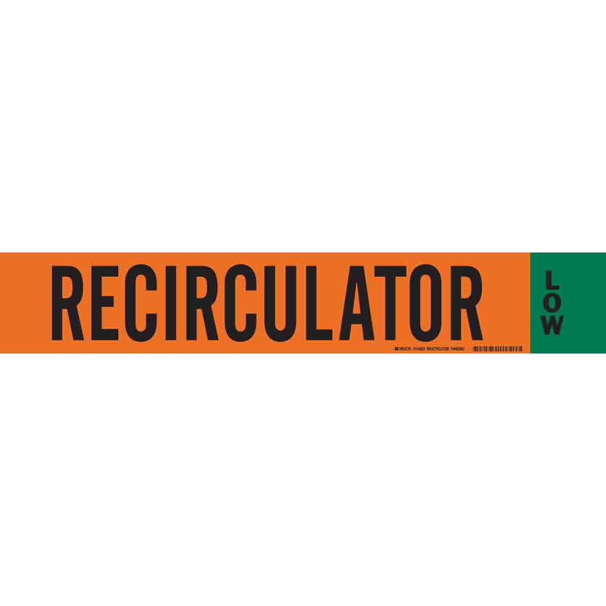 145835 B946 BLK/GRN/ORG RECIRCULATOR