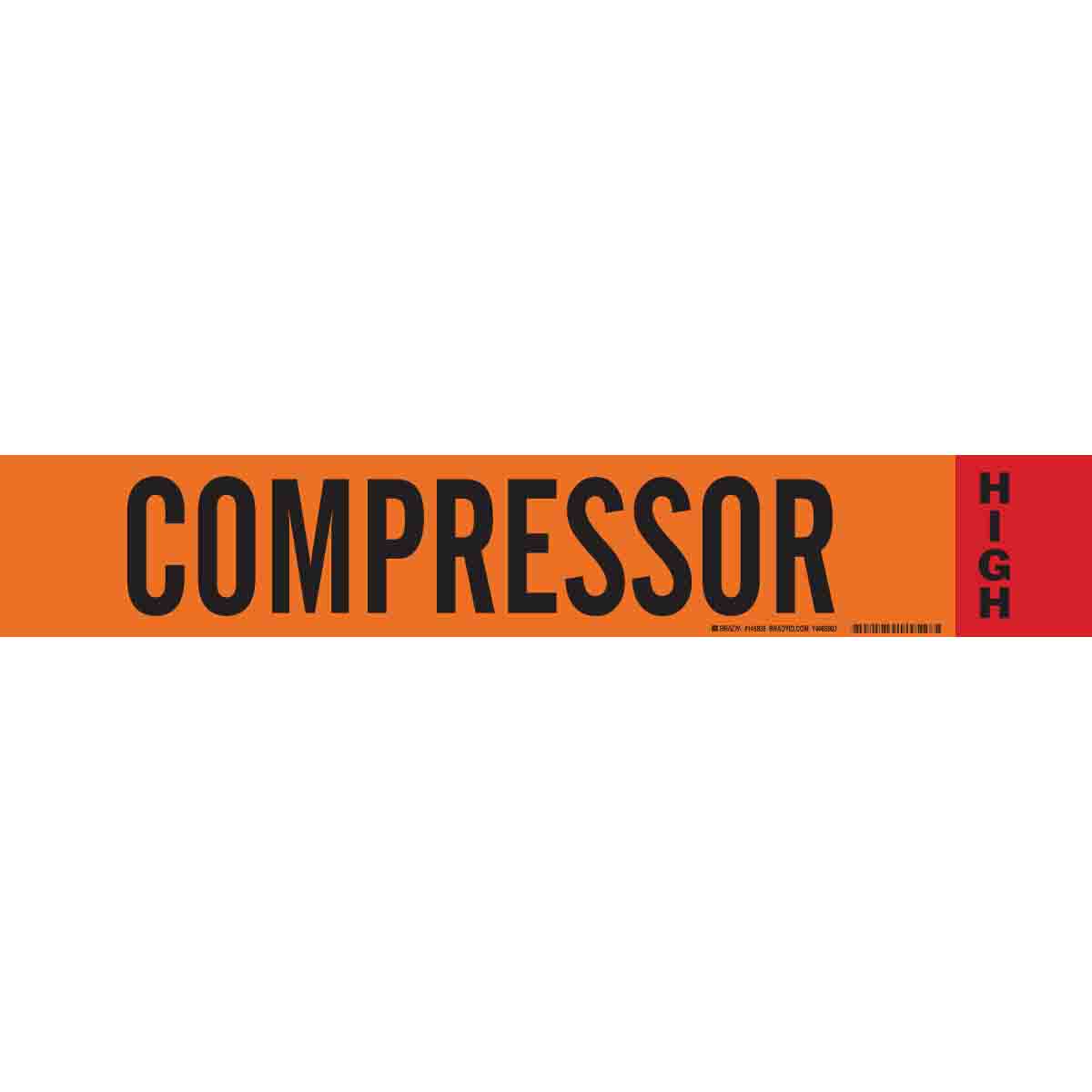 145836 B946 BLK/RED/ORG COMPRESSOR