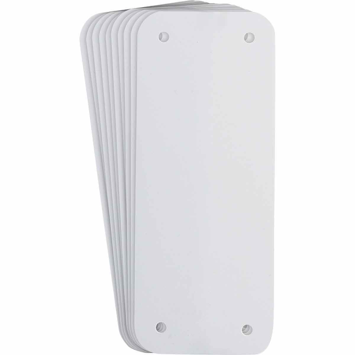 146076 SIGN PANEL, PLS, 2.50 X 6.25, WHT 10PK