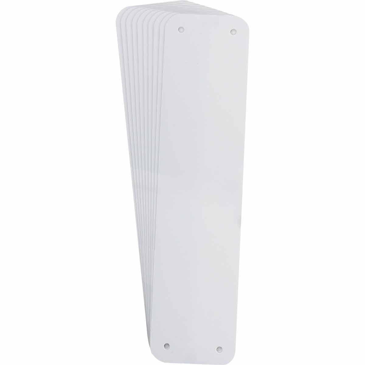 146077 SIGN PANEL, PLS, 2.50 X 10.25, WHT 10PK