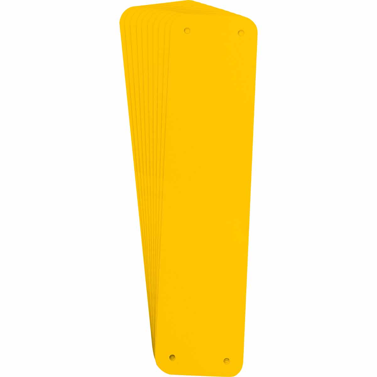 146081 SIGN PANEL, PLS, 2.50 X 10.25, YEL 10PK