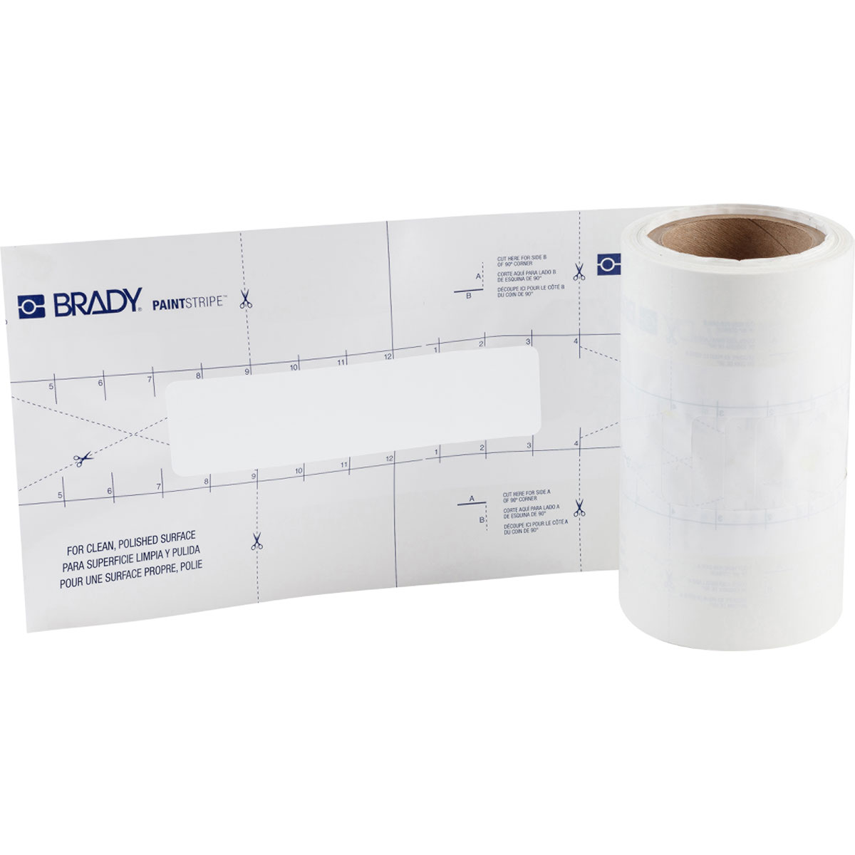148815 B518,2" X 8" X 100' FLOOR DASH STENCIL