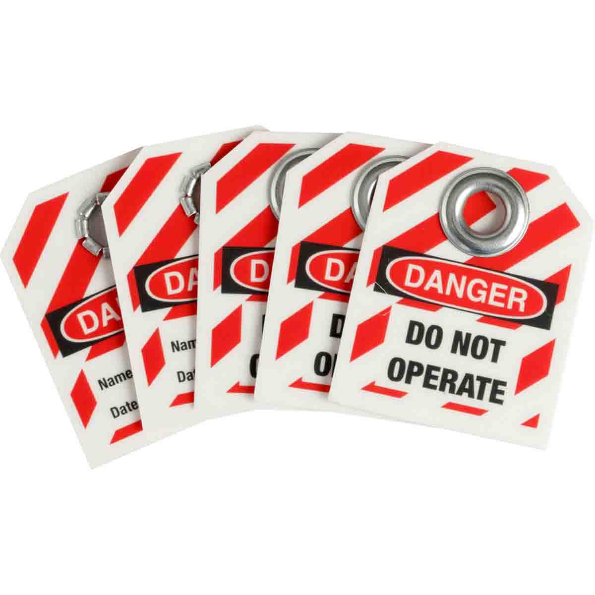 148824 MINI SAFETY LOCK OUT TAGS