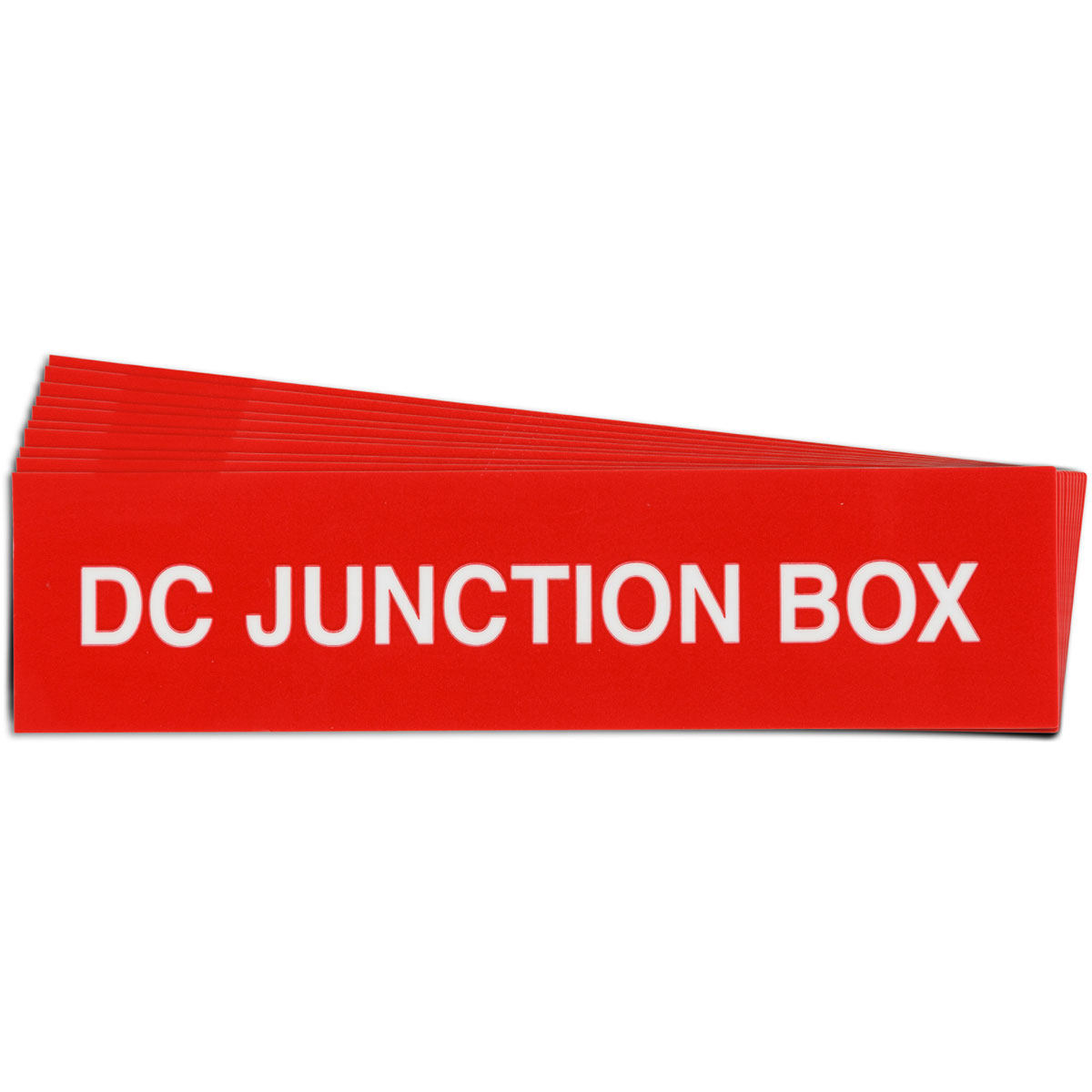 Pre-Printed SOLAR DC JUNCT BOX DISC Warning Labels