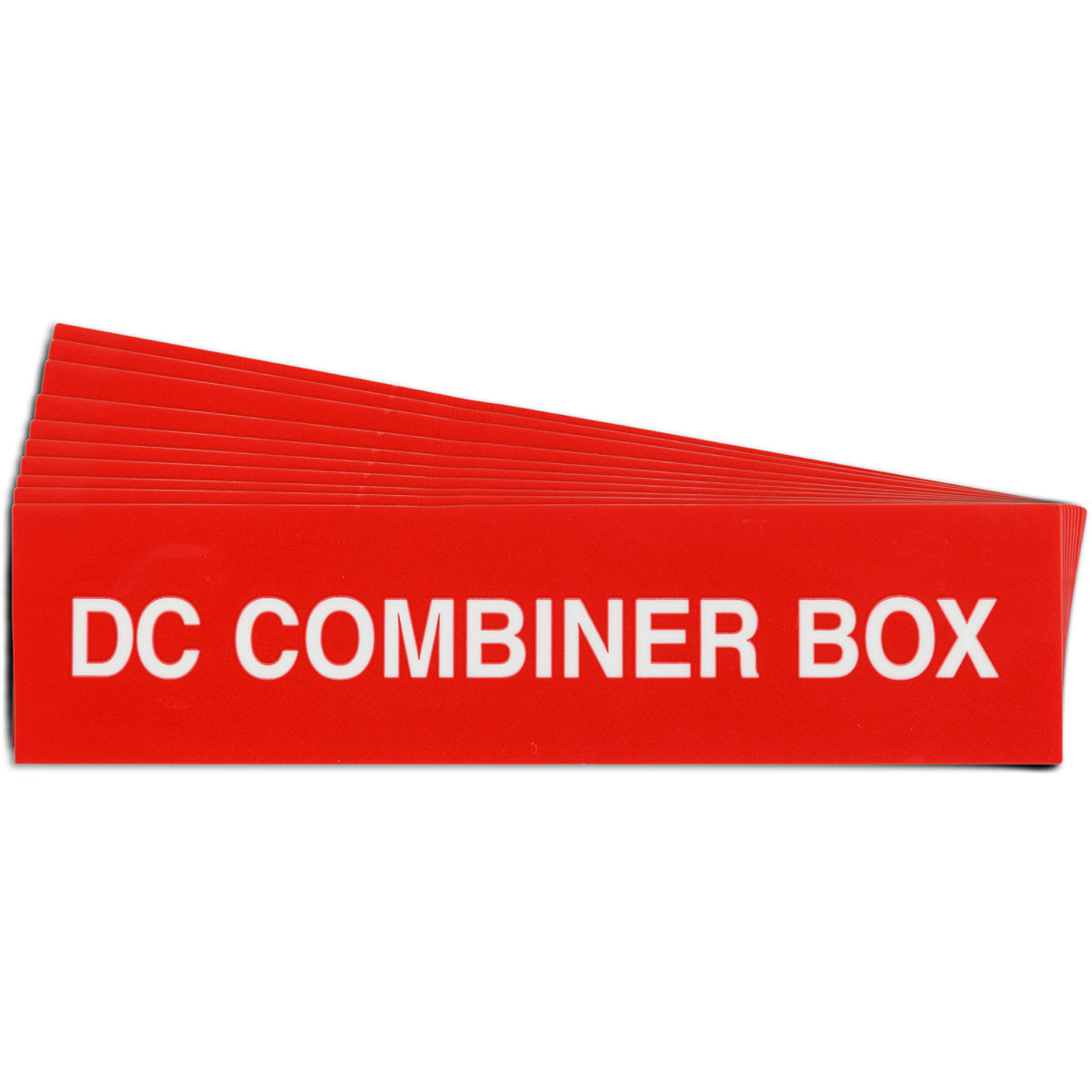 Pre-Printed SOLAR DC COMBINER BOX Warning Labels