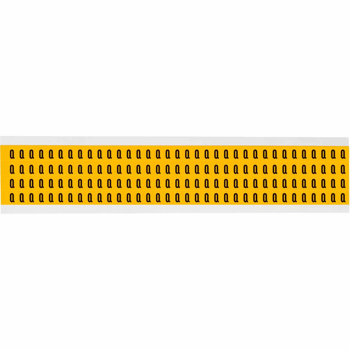 1500-Q 0.25 in Vinyl N&L BK on YL Q 144/PK
