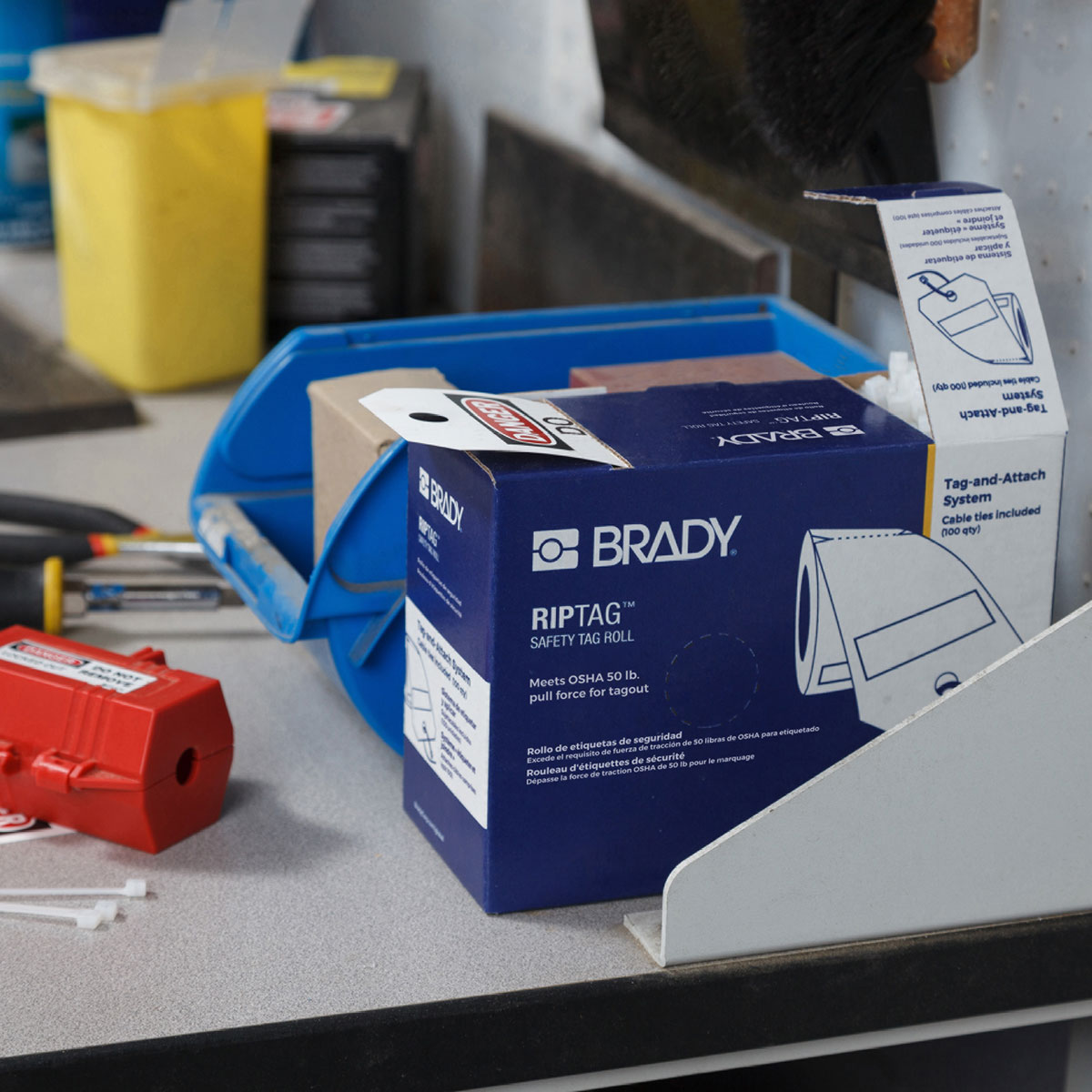 Rollo de tarjetas de seguridad RipTag | Brady México